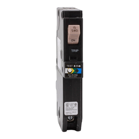 Eaton CHFP115A1CS 15 Amps 120 Volts Single Pole All in One AFCI/GFCI Circuit Breaker Plug-On Neutral for CH Loadcenters - Image 2