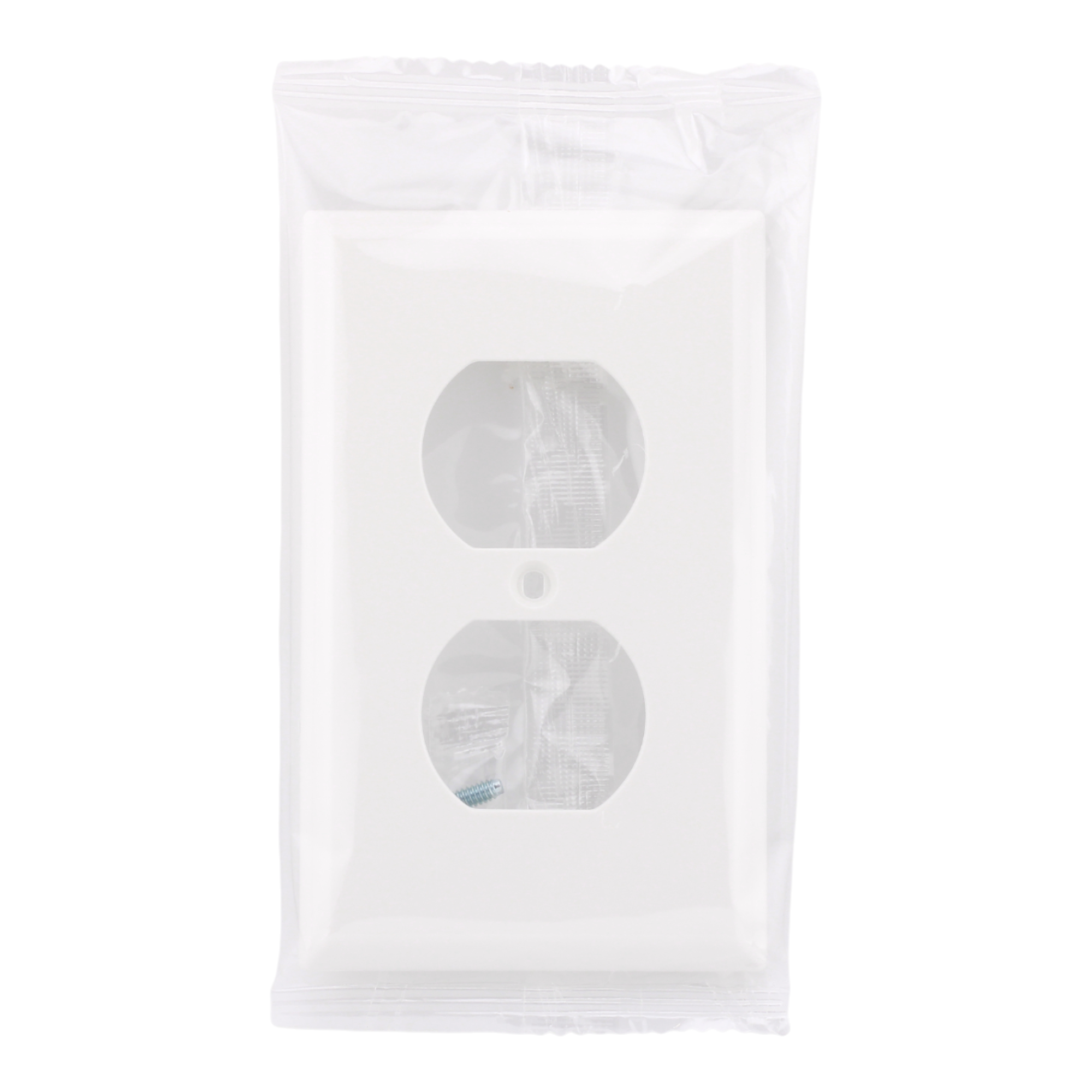 RES POWER 1-Gang Standard Receptacle Wall Plate Unbreakable Polycarbonate cULus Listed White - Image 5