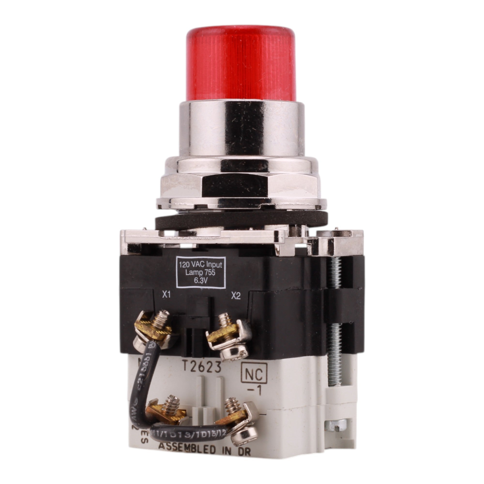 Eaton 10250T221LRP06 120V Red LED Watertight Indicating Light - Image 5