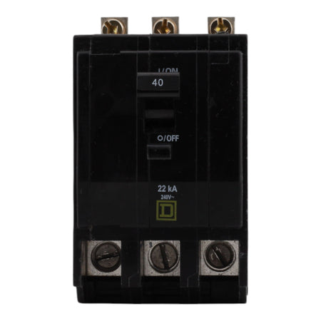 Square D QO QOB340VH 40A 3P 120/240V Standard Bolt-On Circuit Breaker - Image 4
