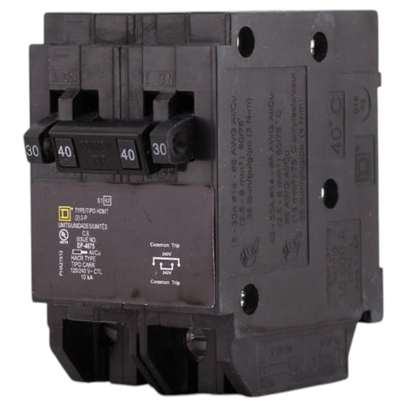Square D Homeline, HOMT230240, 30A/40A, 2P/2P, 120/240V, Quadplex, Circuit Breaker - Image 3