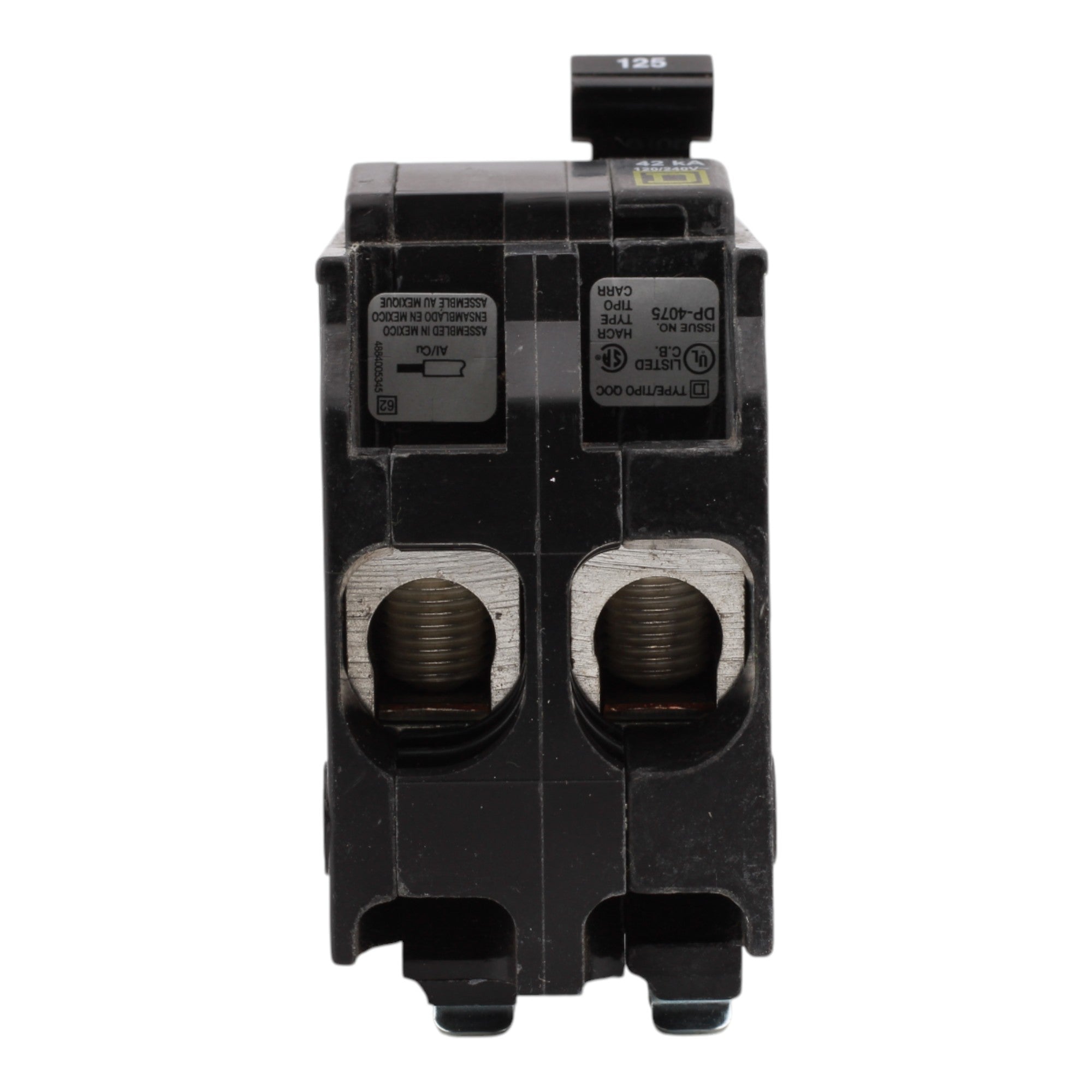 Square D QOH2125 125A 2P 120/240V 42kA Circuit Breaker - Image 7