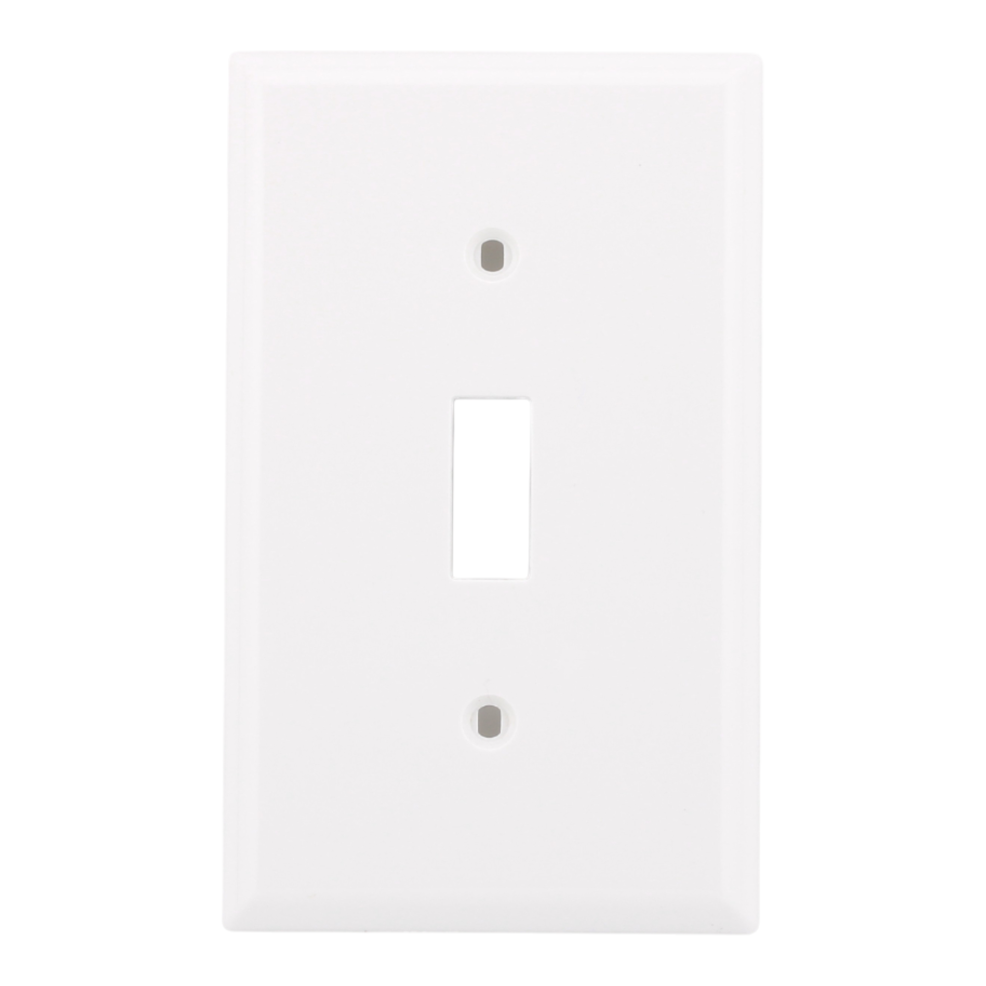 RES POWER 1-Gang Toggle Switch Wall Plate Unbreakable Polycarbonate cULus Listed White - Image 3
