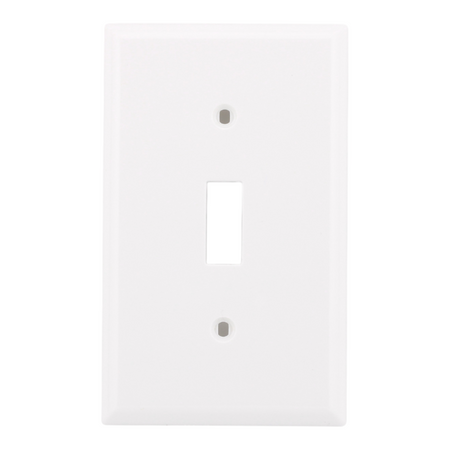RES POWER 1-Gang Toggle Switch Wall Plate Unbreakable Polycarbonate cULus Listed White - Image 3