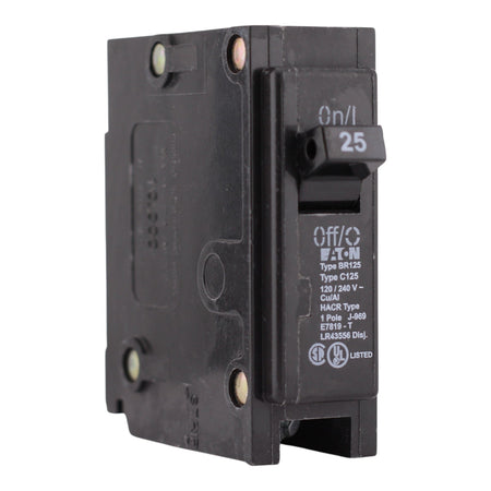 Eaton BR, BR125, 25A, 1P, 120/240V, Circuit Breaker