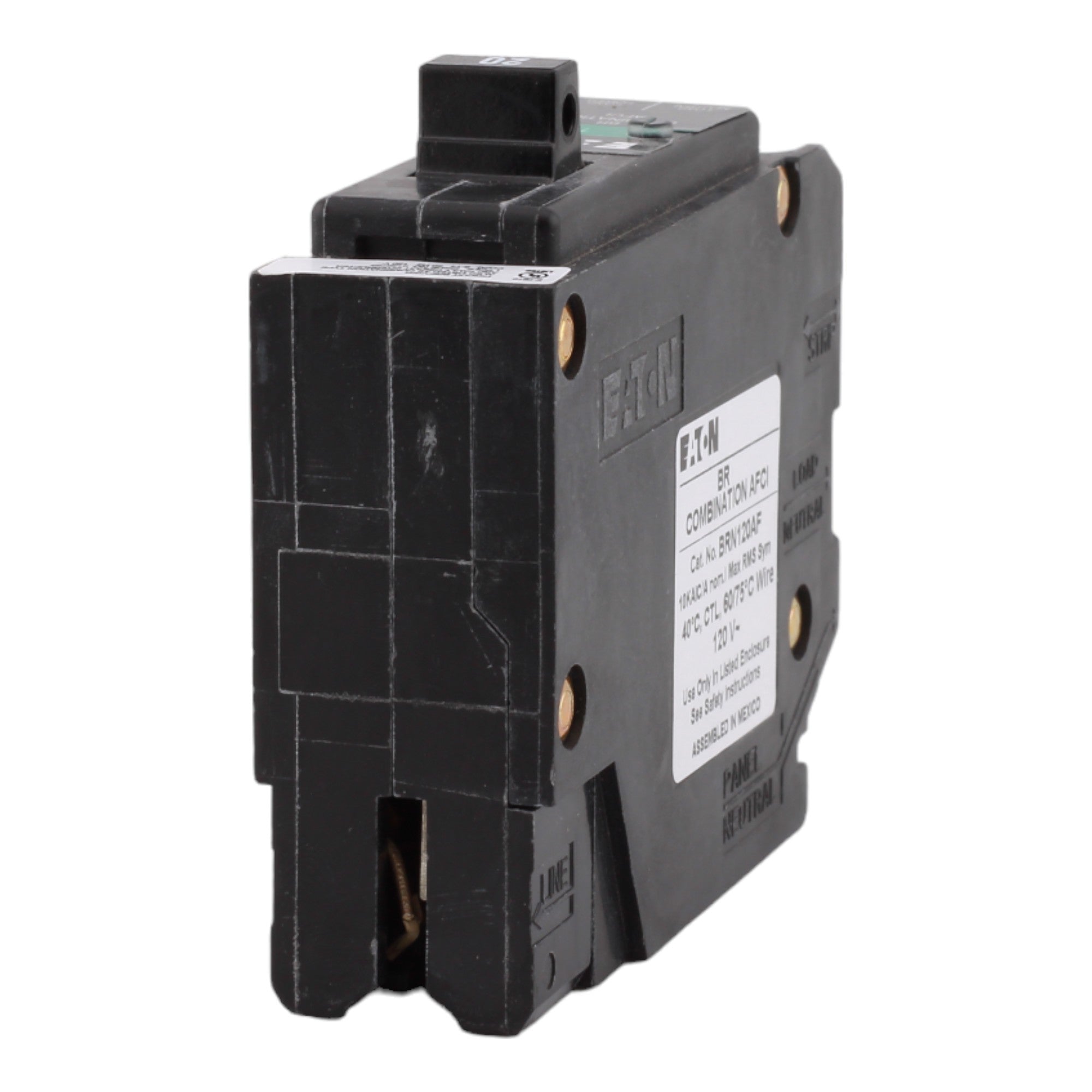 Eaton BRN120AFCS 20A 120V 1-pole AFCI Circuit Breaker Pigtail Neutral - Image 7