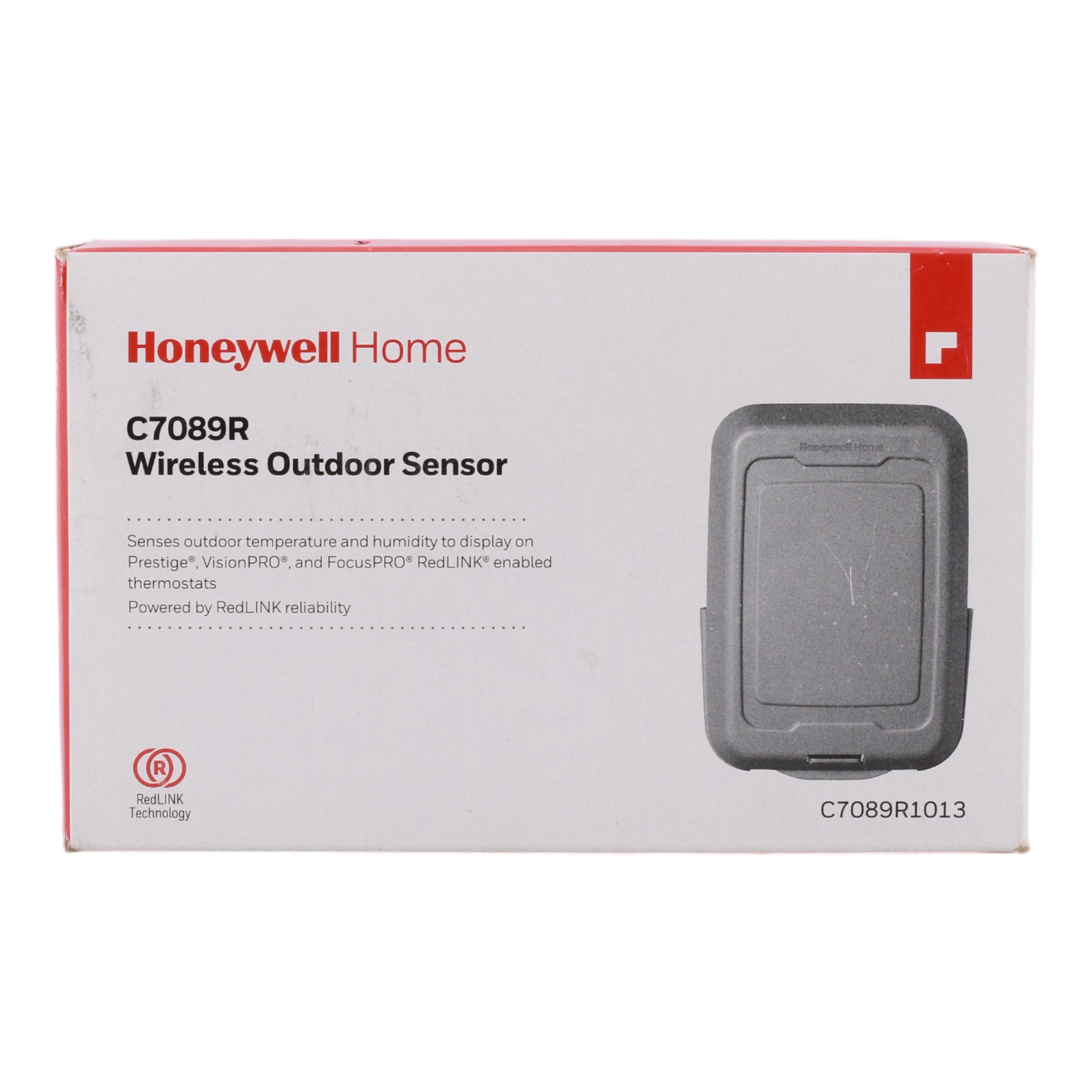 Honeywell Home C7089R1013 Outdoor Sensor Replacement – Battery-Powered, Vertical Mount, -40°F to 140°F, For Redlink Thermostats, Gray - Image 3