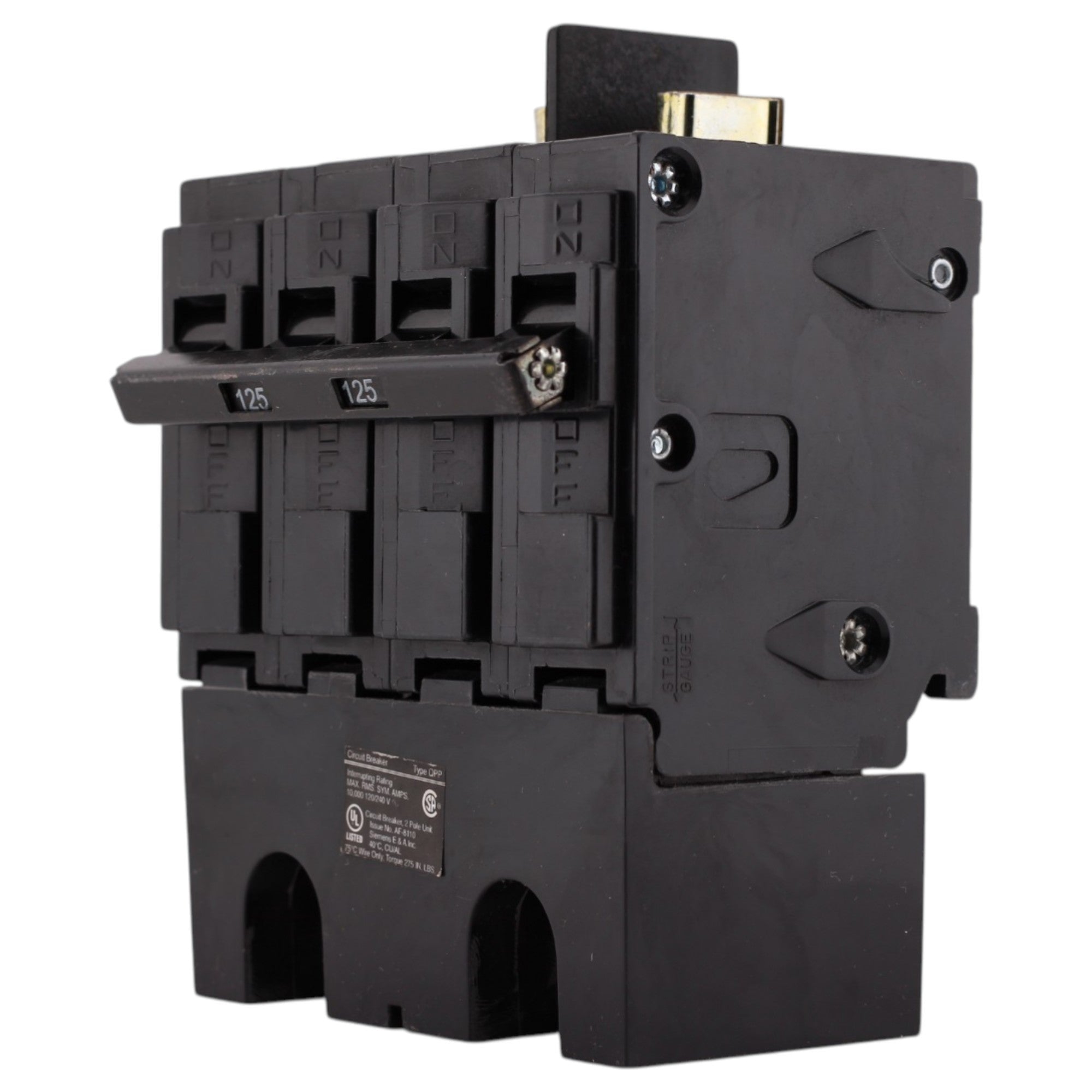 Siemens Q, Q2125B, 125A, 2P, 120/240V, Bolt-In, Circuit Breaker - Image 4