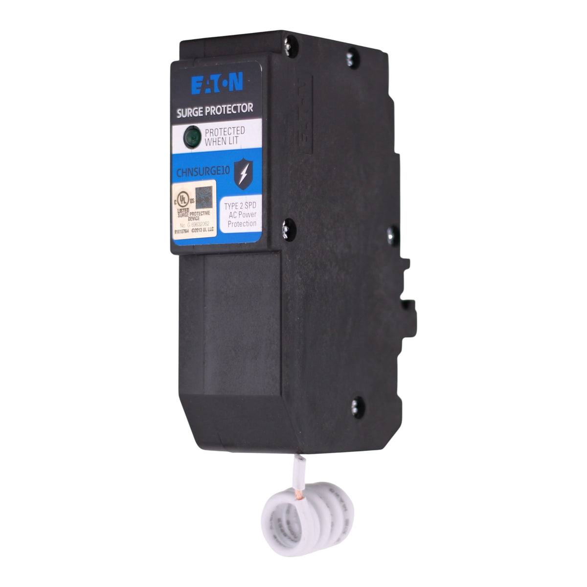 Eaton CH, CHNSURGE10, 2P, 120/240V, 20kA, Pigtail Neutral, Surge Protective Device - Image 2