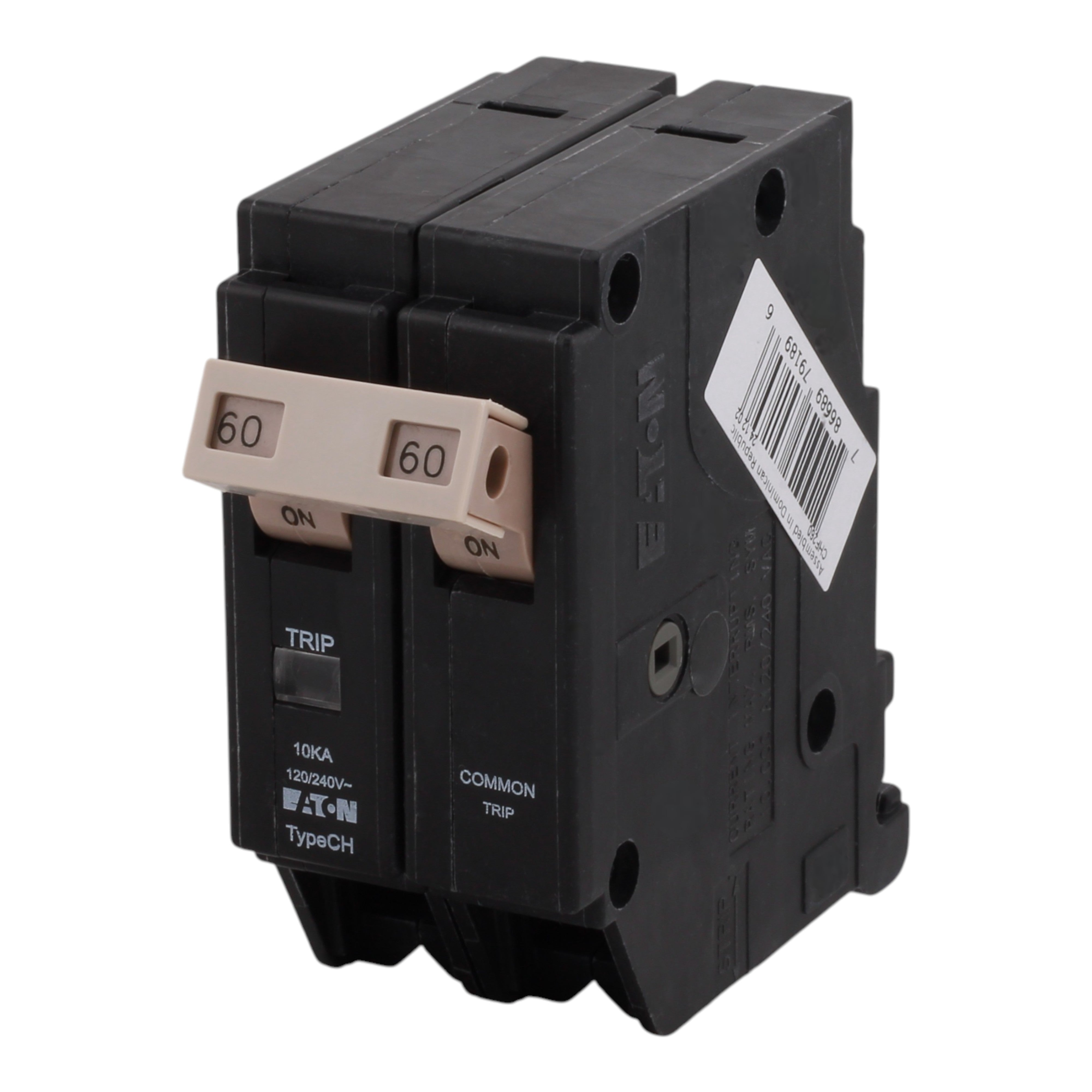 Eaton CH CHF260 60A 2P 120/240V Thermal Magnetic Circuit Breaker - Image 3