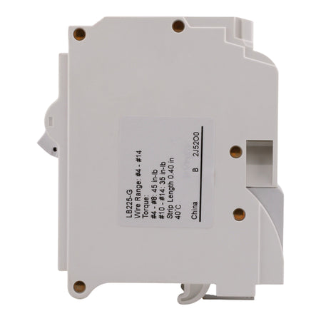 Leviton LB225-G 25A 2P 120/240V GFCI Plug-On Neutral Circuit Breaker - Image 7