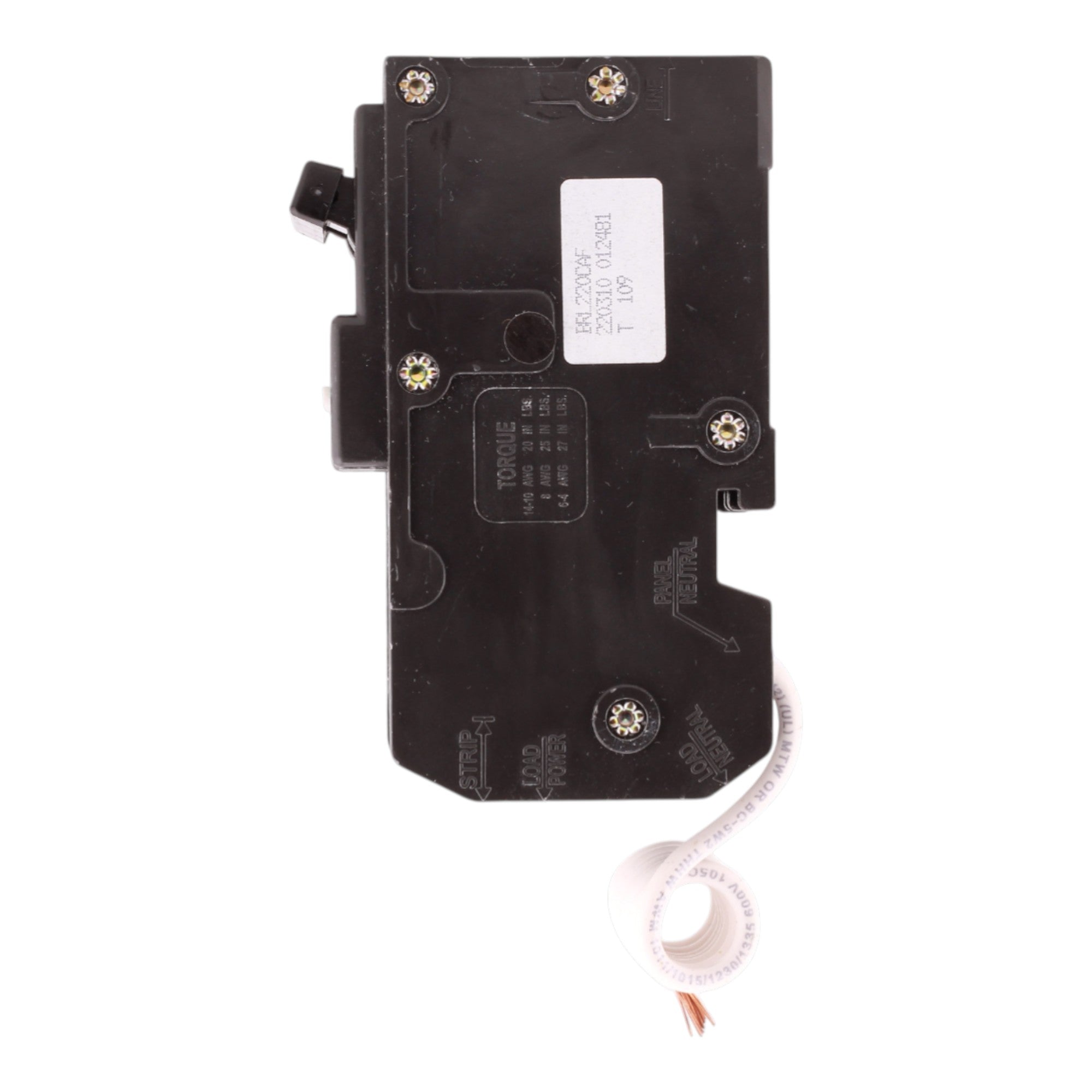 Eaton BR BRL220CAF 20A 2P 120/240V AFCI Pigtail Neutral Circuit Breaker - Image 5