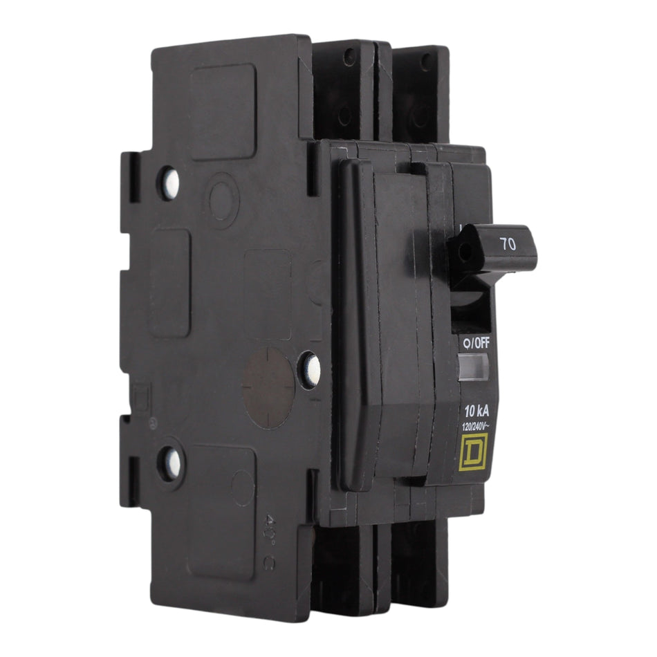 Square D QOU, QOU270, 70A, 2P, 120/240V, Standard, Unit Mount, Circuit Breaker