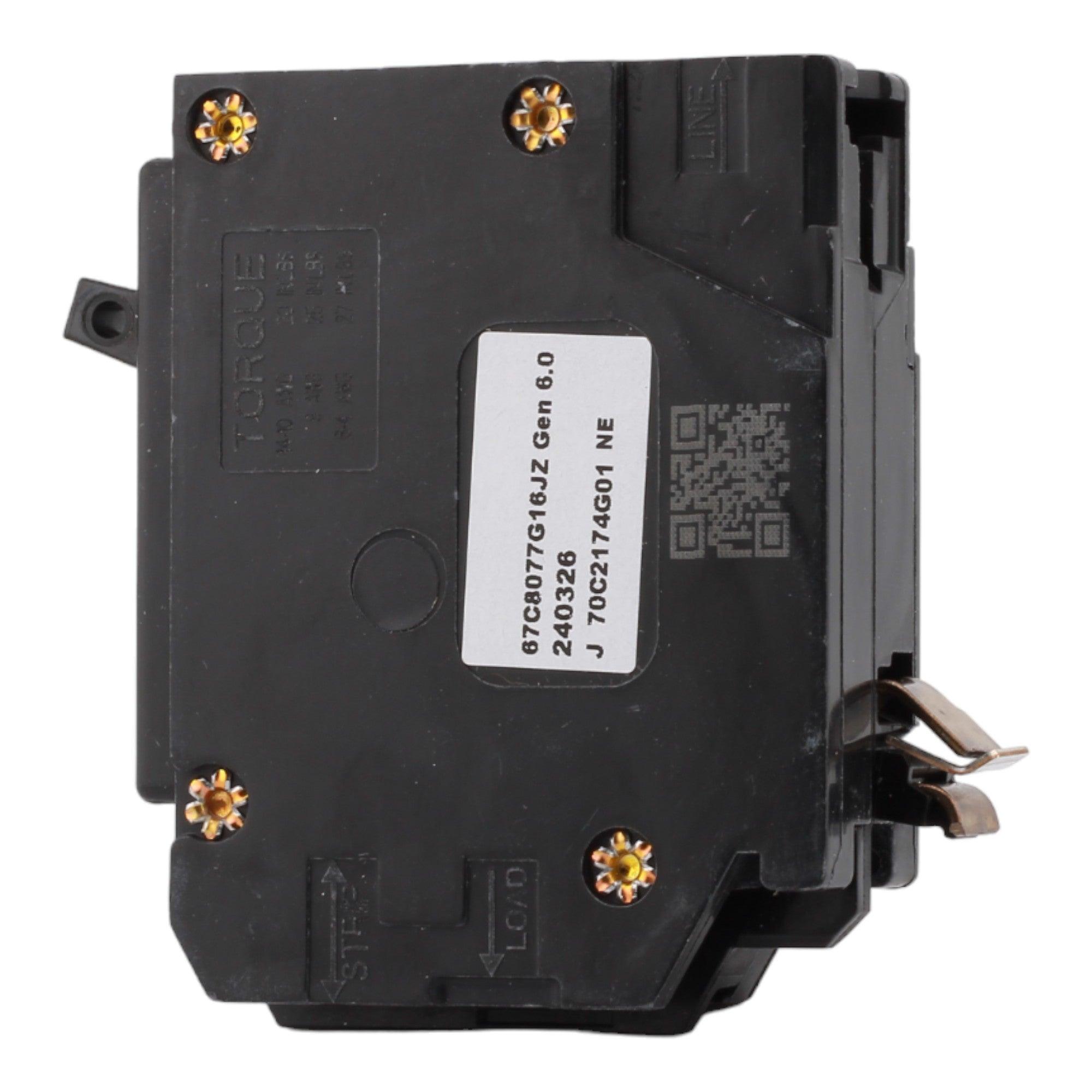 Eaton BR, BRP120DF, 20A, 1P, 120V, AFCI/GFCI, Plug on Neutral, Circuit Breaker - Image 4
