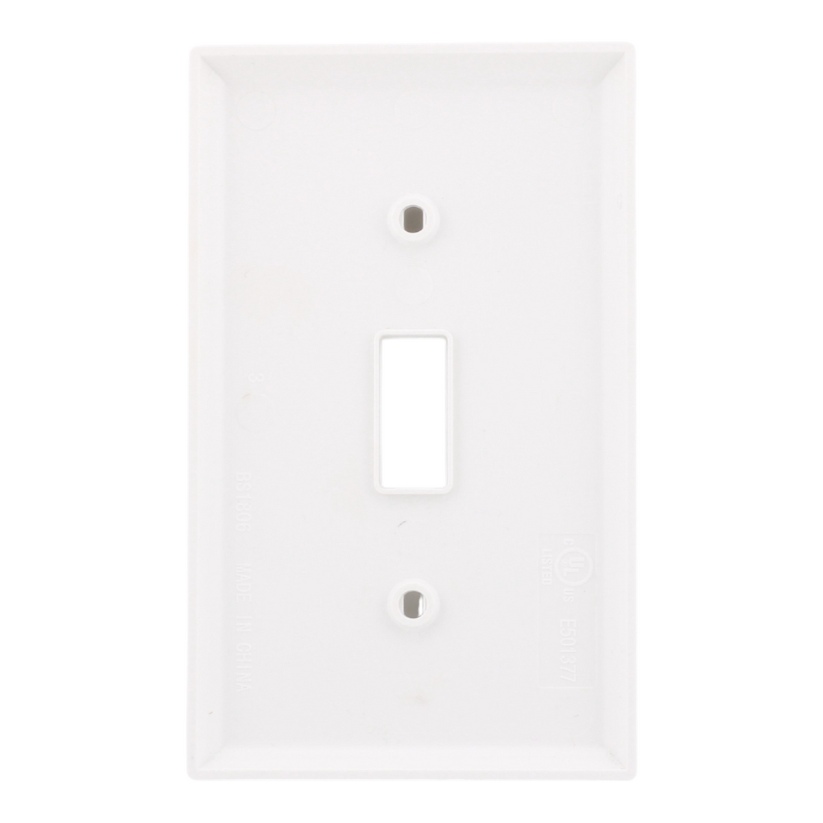 RES POWER 1-Gang Toggle Switch Wall Plate Unbreakable Polycarbonate cULus Listed White - Image 4