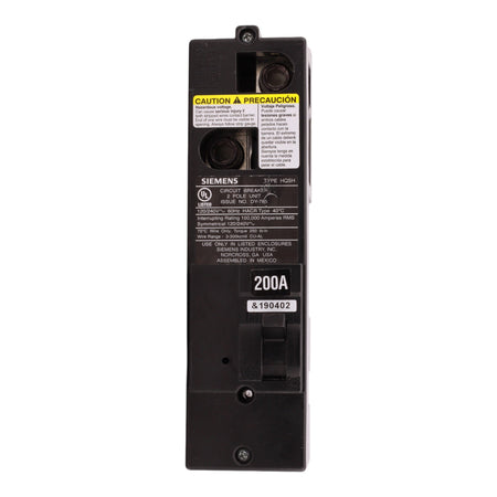 Siemens QS HQS2200H 200A 2P 120/240V Main Circuit Breaker - Image 4