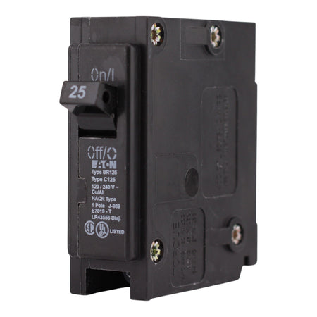 Eaton BR, BR125, 25A, 1P, 120/240V, Circuit Breaker - Image 2