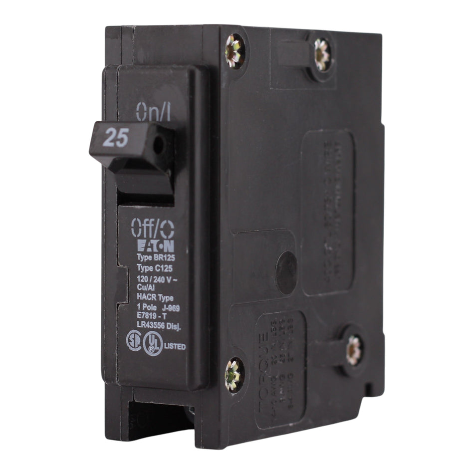 Eaton BR, BR125, 25A, 1P, 120/240V, Circuit Breaker - Image 2