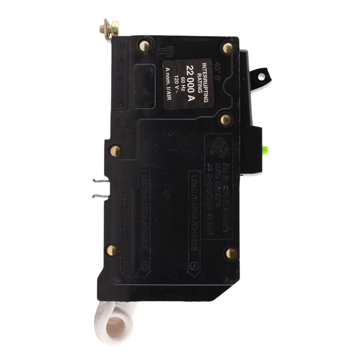 Square D QO, QOB120VHAFI, 20A, 1P, 120V, AFCI, Pigtail Neutral, Bolt-On, Circuit Breaker - Image 5