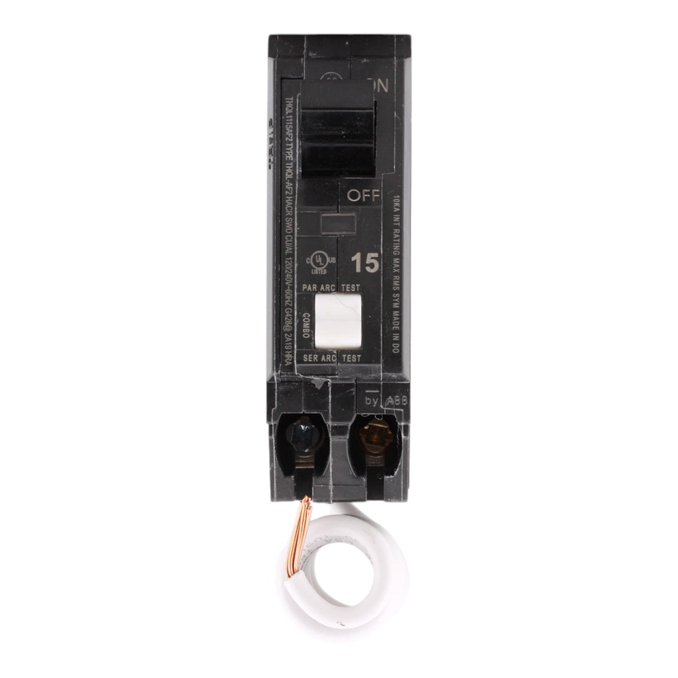 GE THQL1115AFP2 15A 120V 1-pole AFCI Circuit Breaker Pigtail UL - Image 2