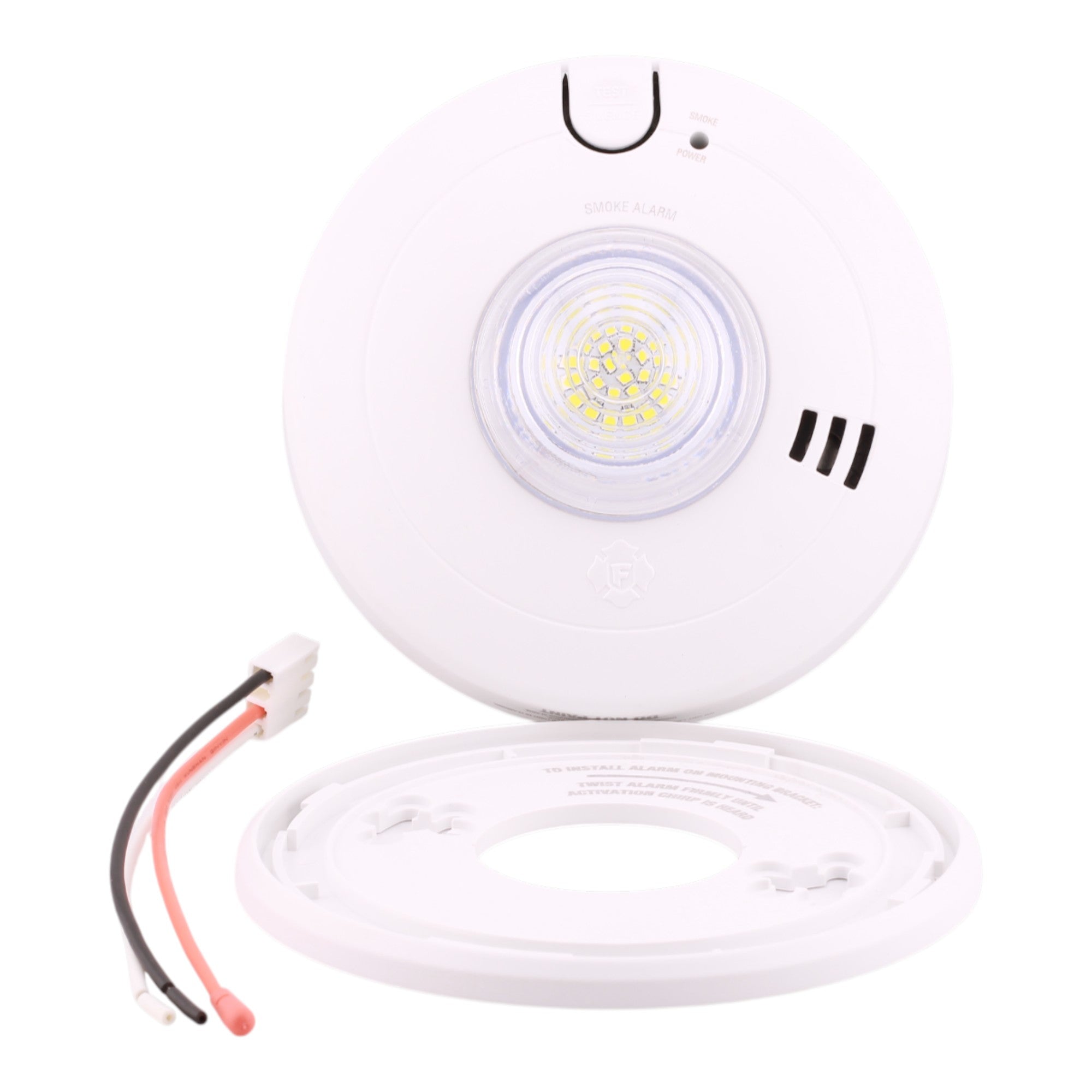 BRK 7020BSL 120V AC Photoelectric Smoke Alarm with LED Strobe and 10-Year Battery Backup - Image 5