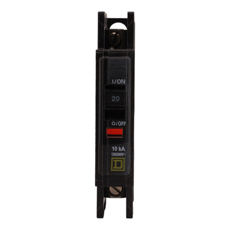 Square D QOU120 20A 1P 120/240V 10kA Miniature Circuit Breaker - Image 3