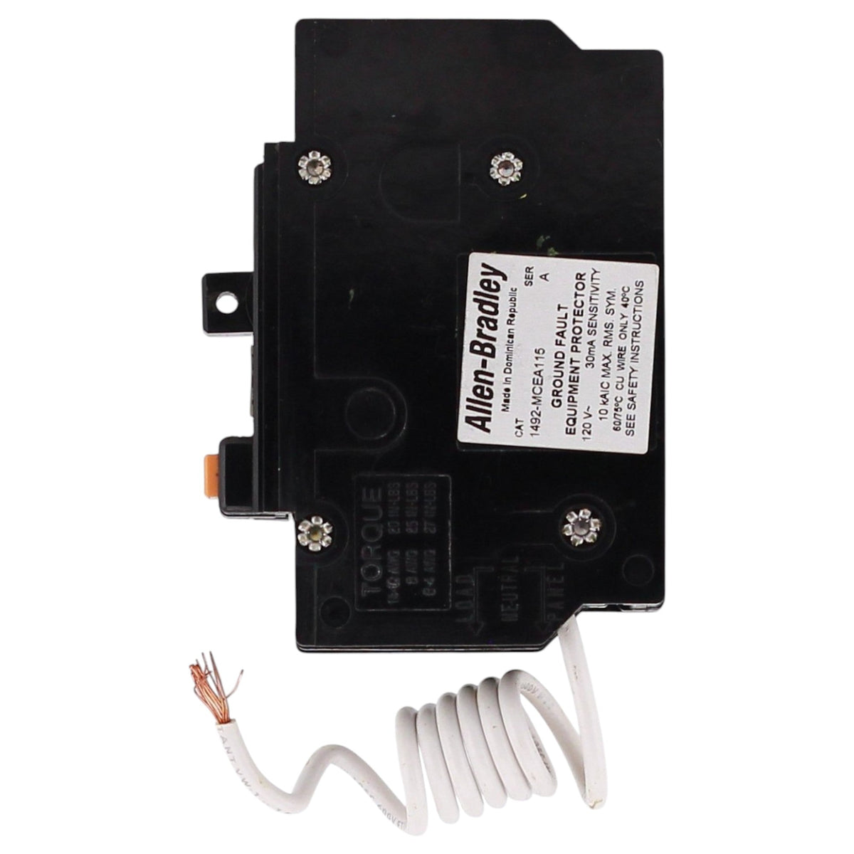 Allen-Bradley 1492-MC, 1492-MCEA115, 15A, 1P, 120V, GFEP, Panel Mount, Circuit Breaker - Image 5