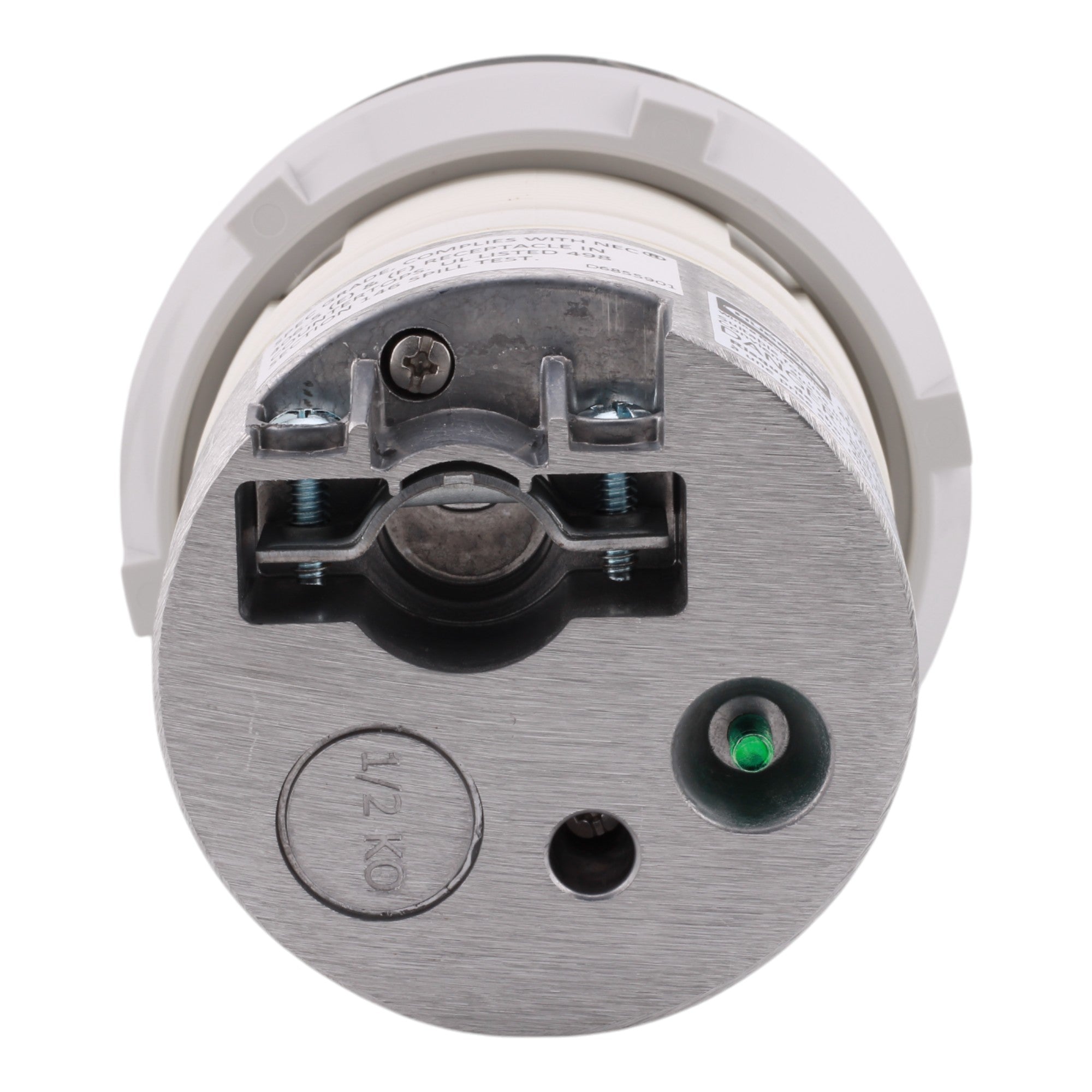 Hubbell Wiring, RCT200ALU, 15 Amps, 125 Volts, 2-Pole, Kitchen Counter Receptacle, Surface Mount, Tamper Resistant, Aluminum - Image 5