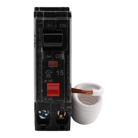 GE THQL1115GFTP 15A 1P 120V GFCI Self-Test Circuit Breaker - Image 3