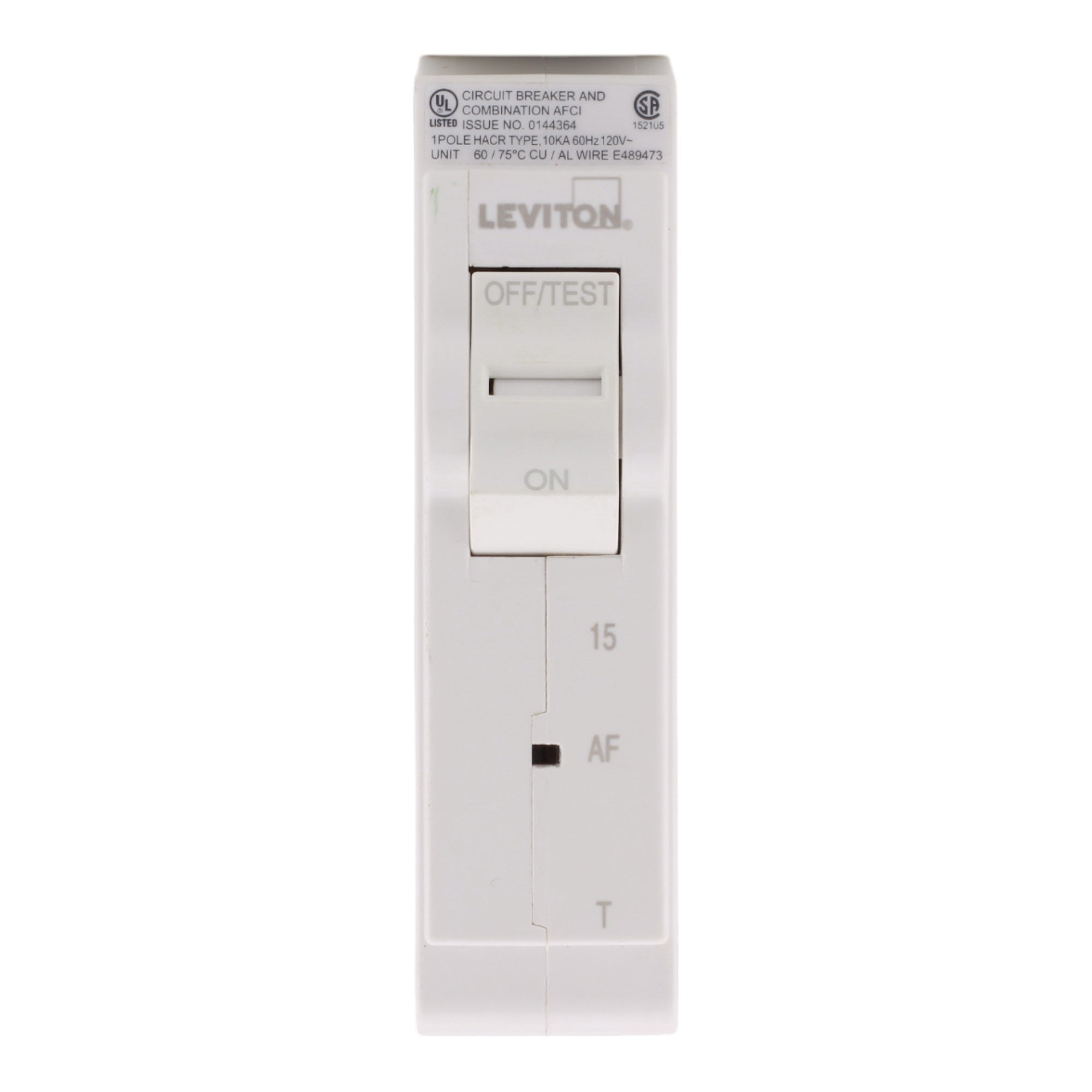 Leviton LB115-AFT 15 Amps 120 Volts Single-Pole AFCI Circuit Breaker for Leviton Load Centers - Image 2