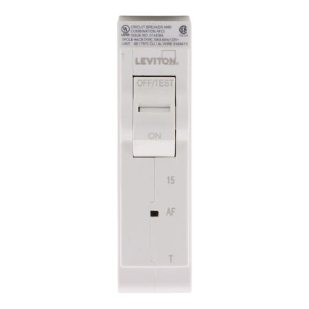 Leviton LB115-AFT 15 Amps 120 Volts Single-Pole AFCI Circuit Breaker for Leviton Load Centers - Image 2
