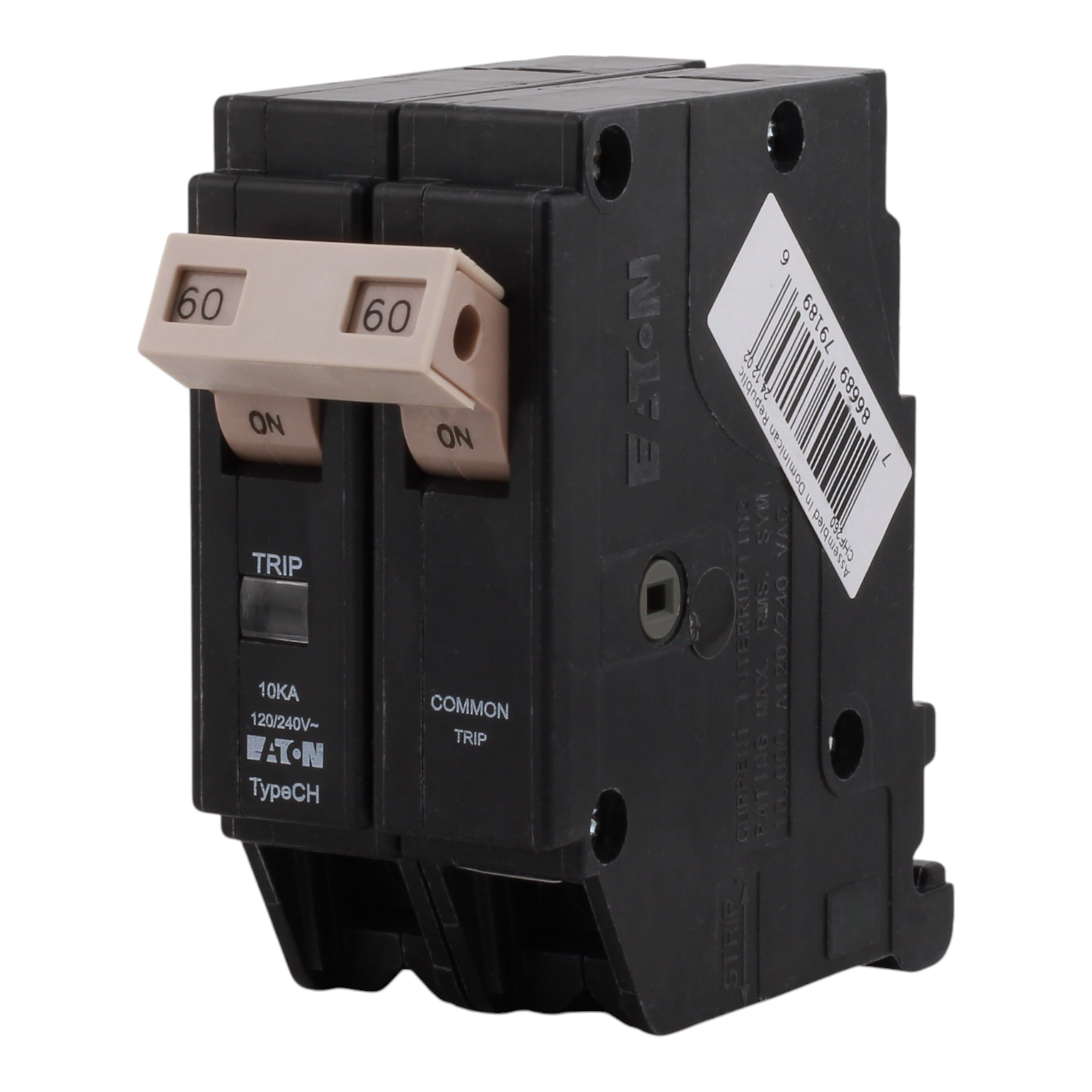 Eaton CH CHF260 60A 2P 120/240V Thermal Magnetic Circuit Breaker - Image 4