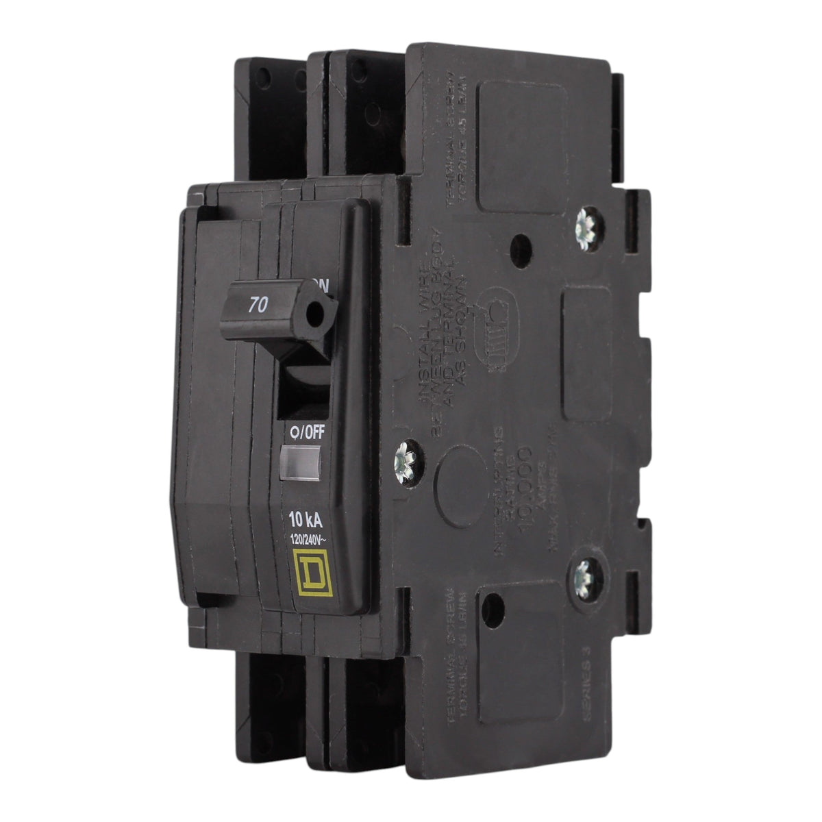 Square D QOU, QOU270, 70A, 2P, 120/240V, Standard, Unit Mount, Circuit Breaker - Image 2