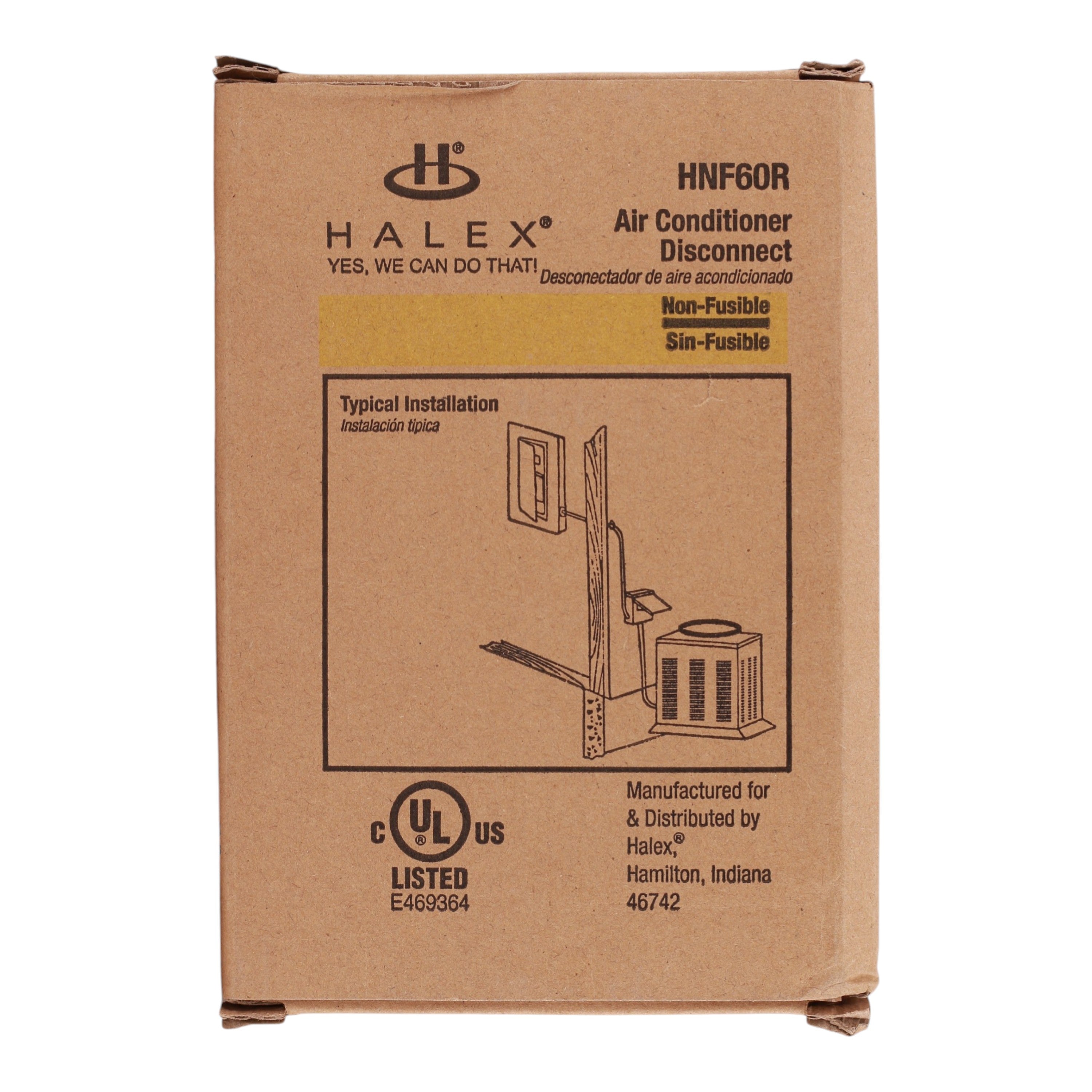 Halex, HNF60R, 60A, 240V, Non-Fused, Pull-Out AC Disconnect, Outdoor - Image 12
