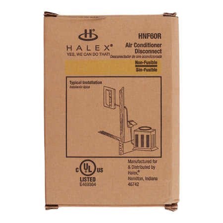 Halex, HNF60R, 60A, 240V, Non-Fused, Pull-Out AC Disconnect, Outdoor - Image 12