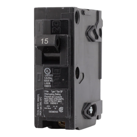 Siemens Q115 15 Amps 120 Volts Single Pole Thermal Magnetic Circuit Breaker Plug-In Type QP - Image 3