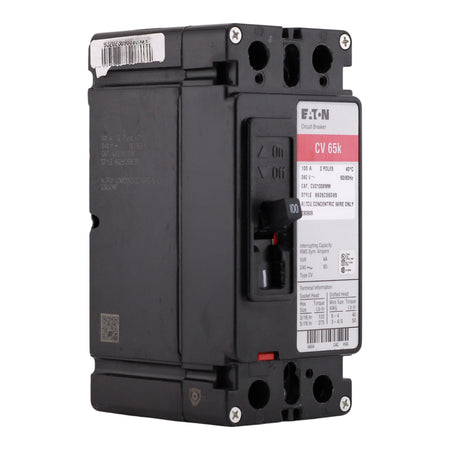 Eaton CV, CV2100XMM, 100A, 2P, 120/240V, 65kA, Molded Case, Tenant Main Circuit Breaker, UL Listed - Image 4