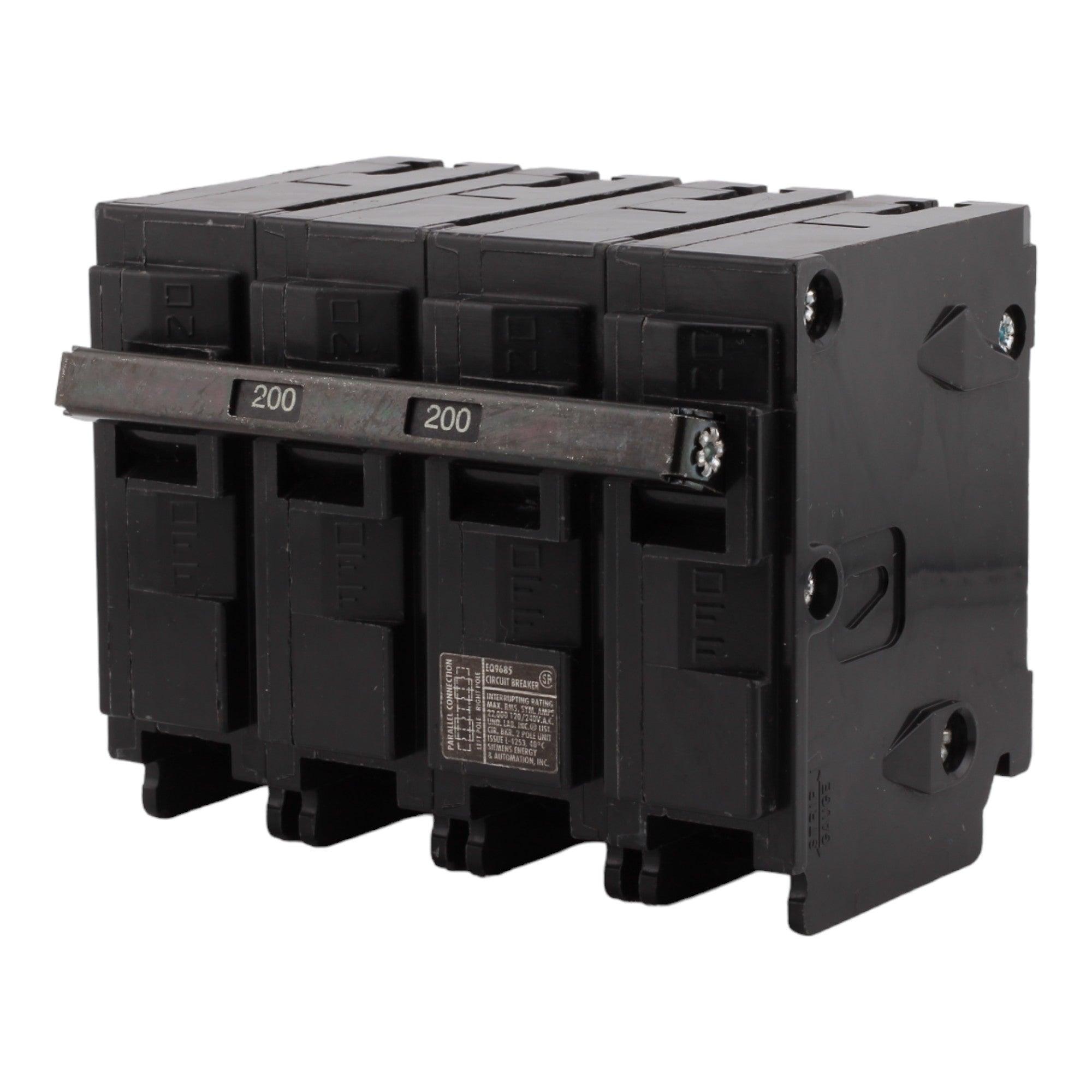 Siemens EQ9685 200 Amp Main Breaker Kit - 2 Pole, 120/240V, Plug-In, UL Listed - Image 2