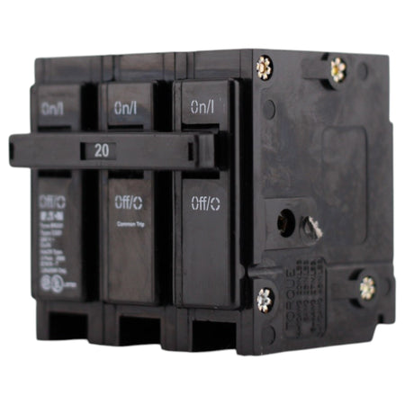 Eaton BR, BR320, 20A, 3P, 240V, Thermal Magnetic, Plug-In, Circuit Breaker - Image 3
