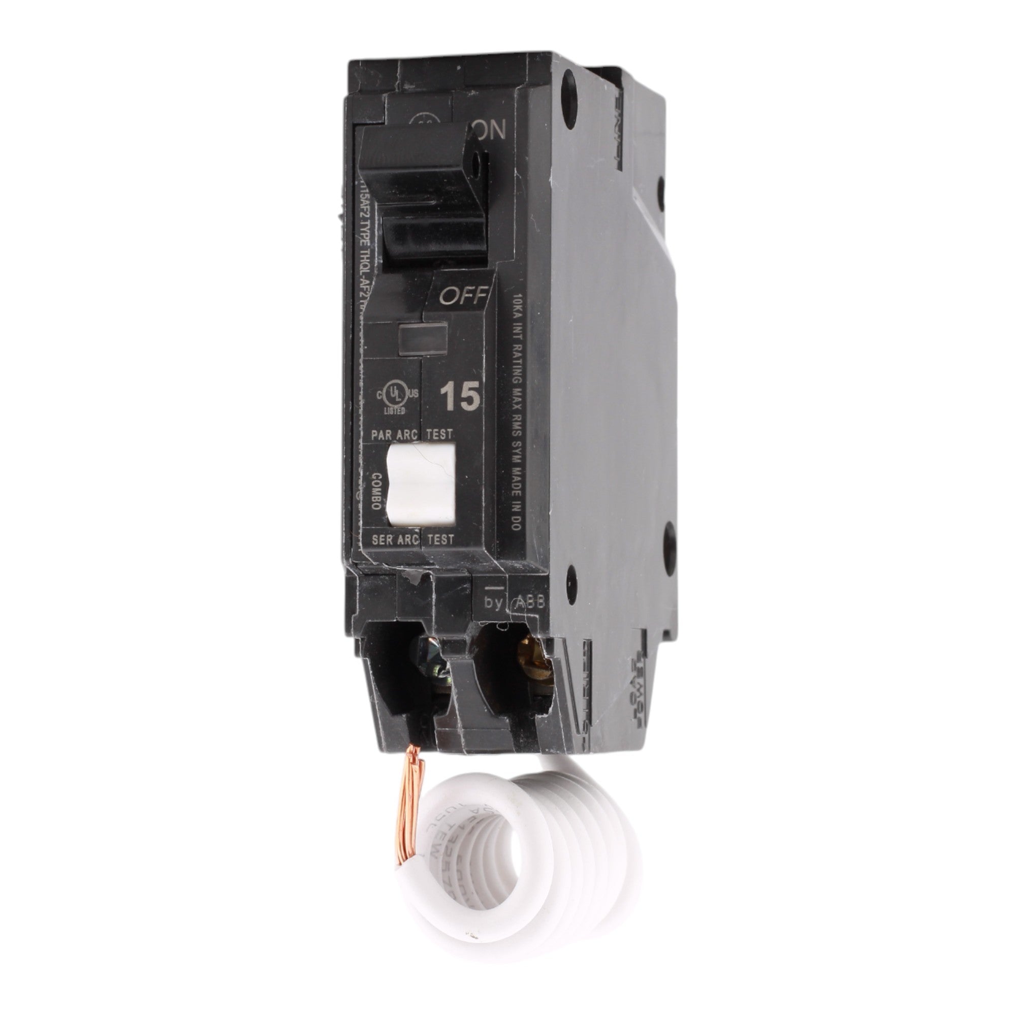 GE THQL1115AFP2 15A 120V 1-pole AFCI Circuit Breaker Pigtail UL - Image 3