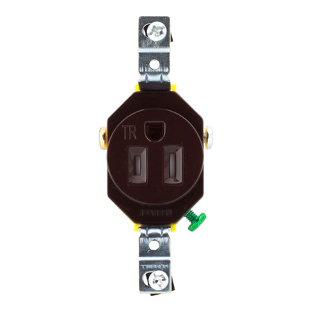 Hubbell Wiring Device-Kellems RF151DTR 15A 125V 2P 3W Tamper Resistant Single Receptacle - Image 6