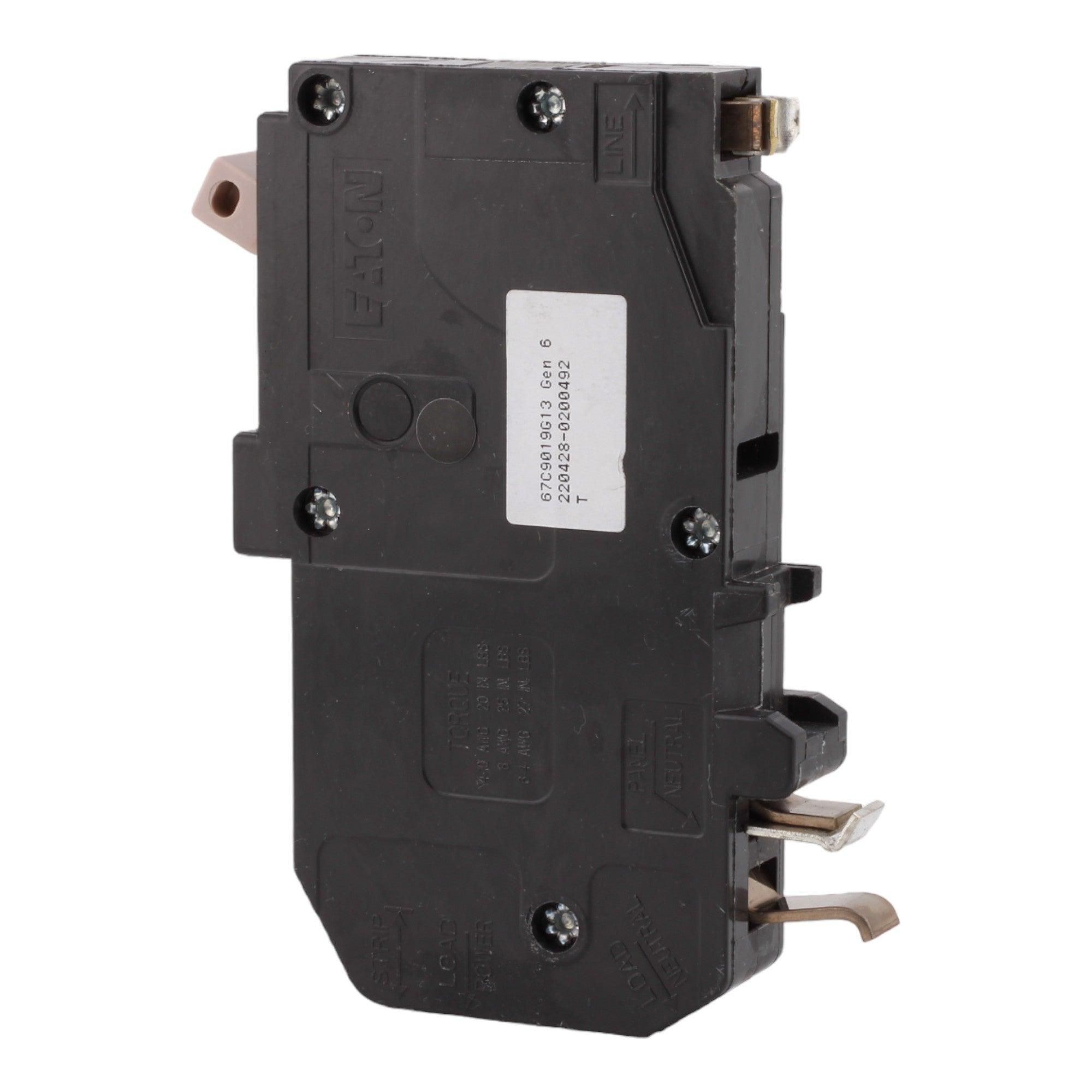 Eaton CHFP115A1CS 15 Amps 120 Volts Single Pole All in One AFCI/GFCI Circuit Breaker Plug-On Neutral for CH Loadcenters - Image 4