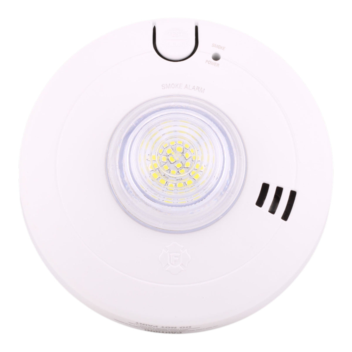 BRK 7020BSL 120V AC Photoelectric Smoke Alarm with LED Strobe and 10-Year Battery Backup