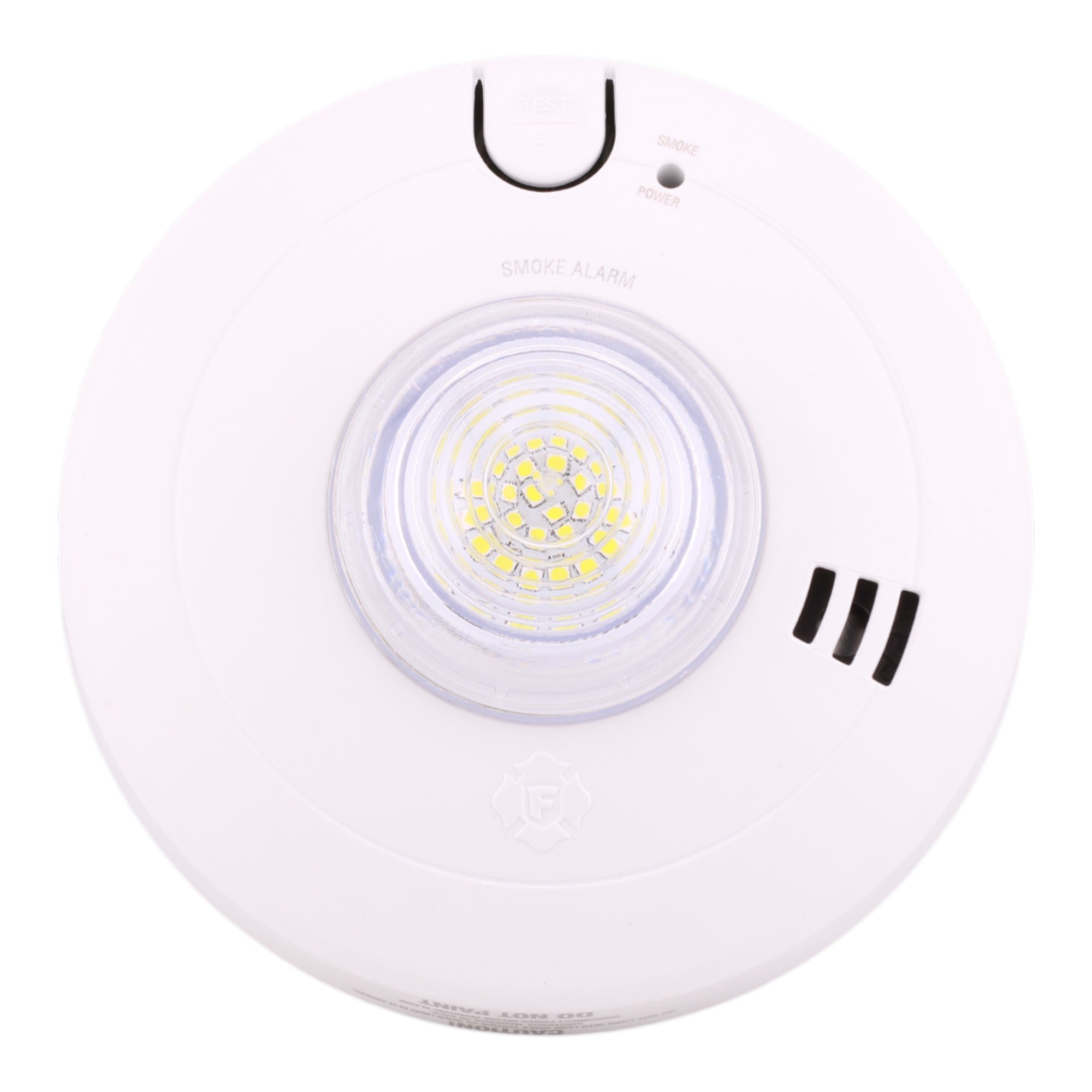 BRK 7020BSL 120V AC Photoelectric Smoke Alarm with LED Strobe and 10-Year Battery Backup