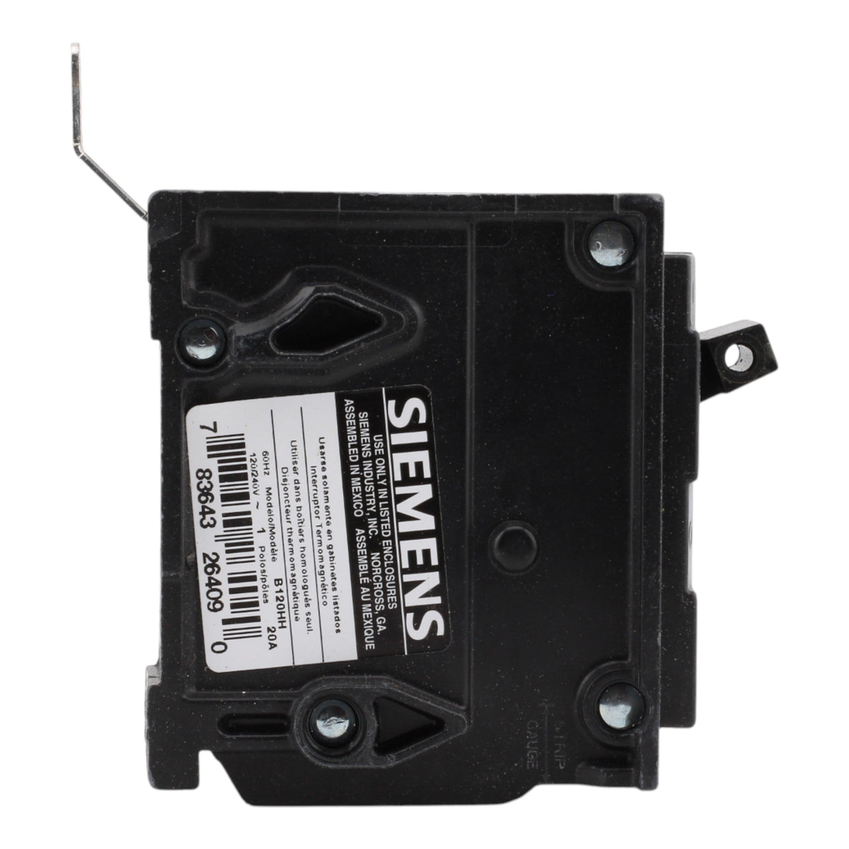 Siemens HBL B120HH 20A 1P 120V Circuit Breaker - Image 5