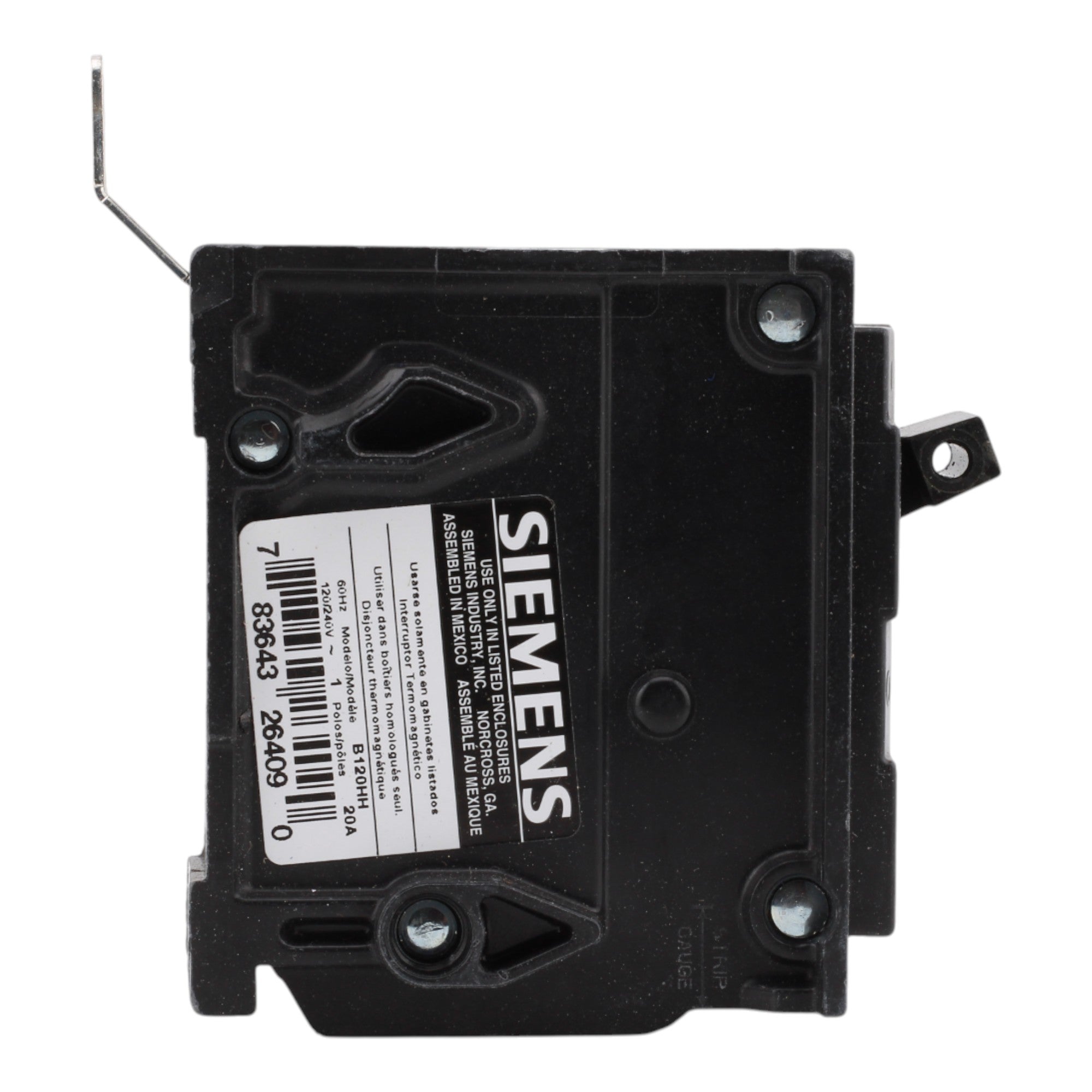 Siemens HBL B120HH 20A 1P 120V Circuit Breaker - Image 5