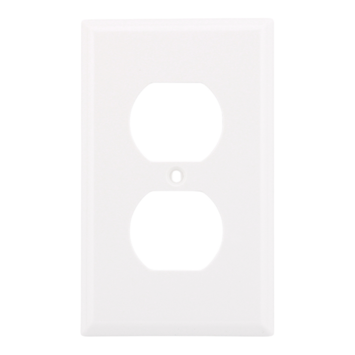 RES POWER 1-Gang Standard Receptacle Wall Plate Unbreakable Polycarbonate cULus Listed White - Image 3