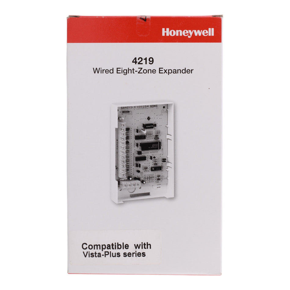Honeywell Ademco 4219 8-Zone Expansion Module – Wired, 12VDC, 35mA, Adds Up to 8 Hardwired Zones, Compatible with Honeywell Security Systems