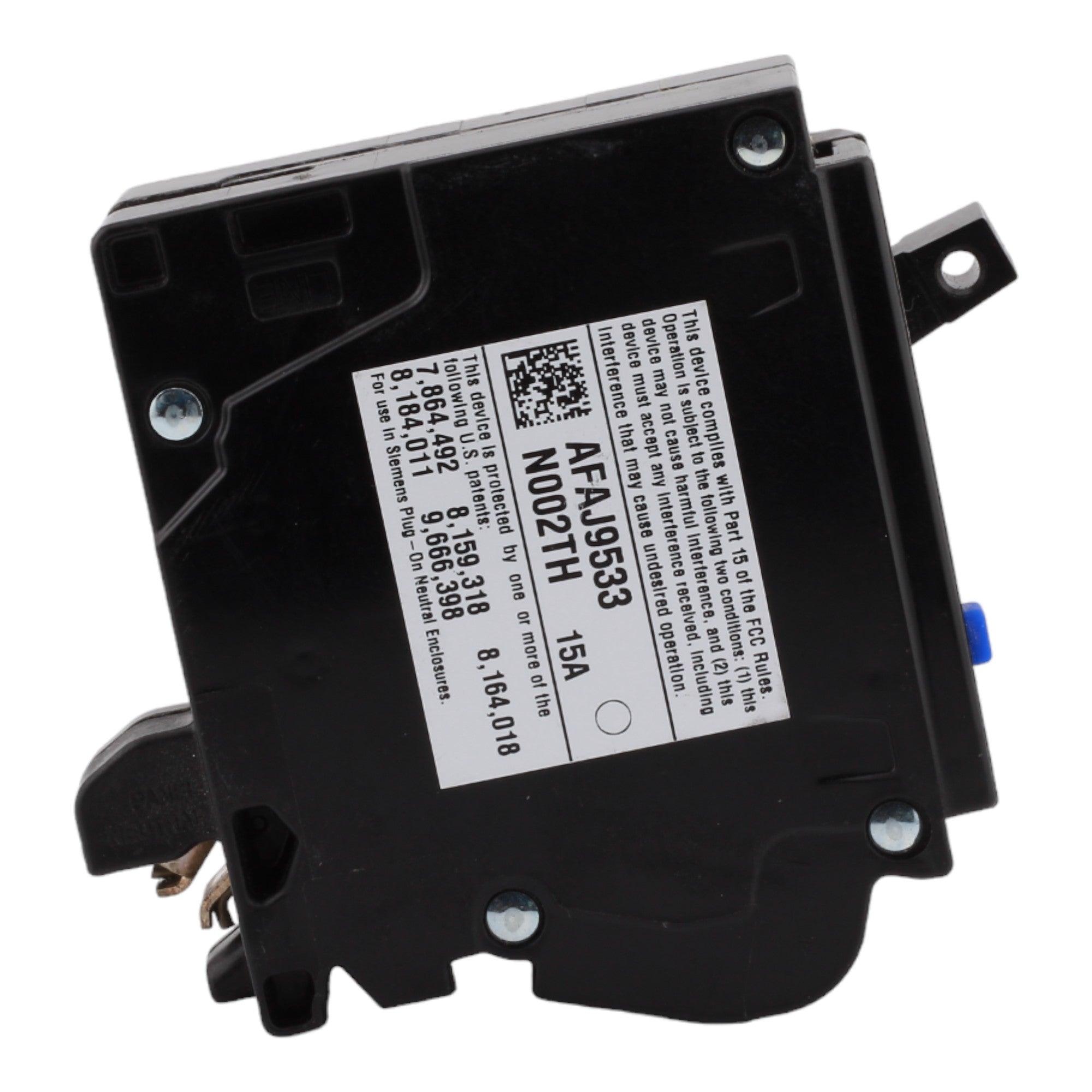 Siemens QA115AFCN 15A 1P 120V AFCI Plug on Neutral Circuit Breaker - Image 5