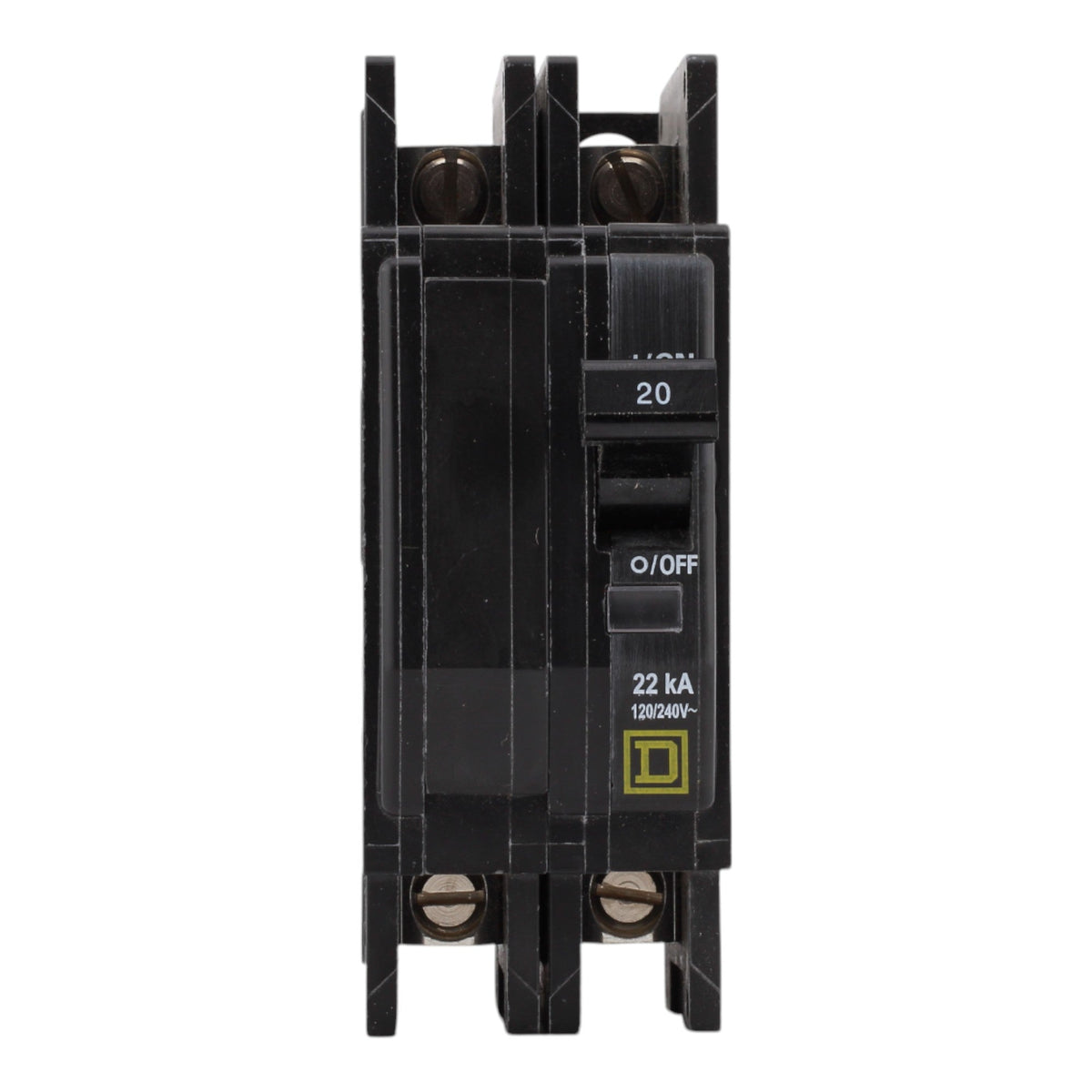 Square D QOU220VH 20 Amps 120/240 Volts Two Pole Standard Circuit Breaker Unit Mount - Image 2
